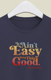 It Ain't Easy - Tee (heather midnight navy)