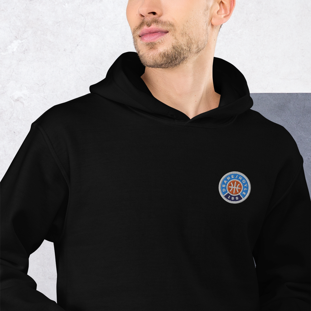 Deane & Hoyle Basic Hoodie (2021 Logo-Embroidery) - black colorway