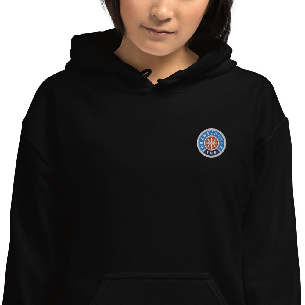 Deane & Hoyle Basic Hoodie (2021 Logo-Embroidery) - black colorway