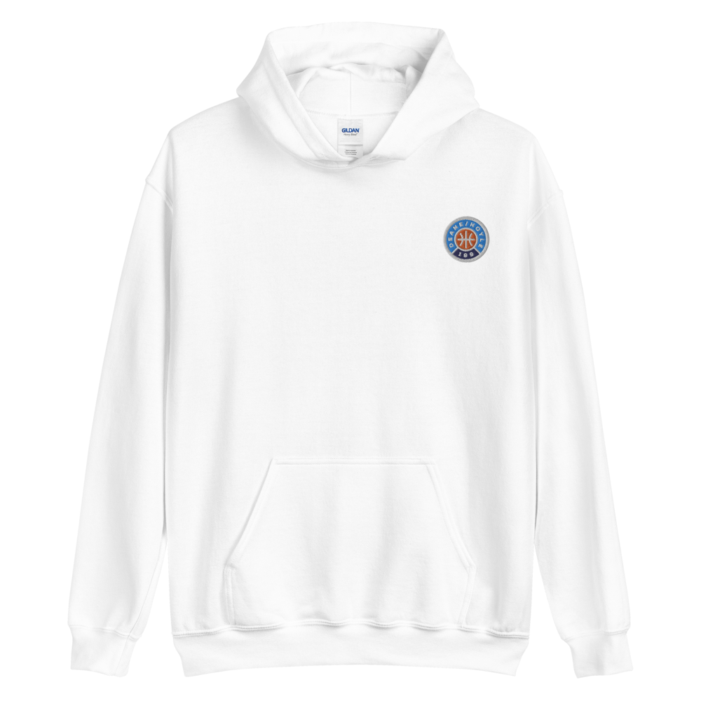 Deane & Hoyle Basic Hoodie (2021 Logo-Embroidery) - white colorway