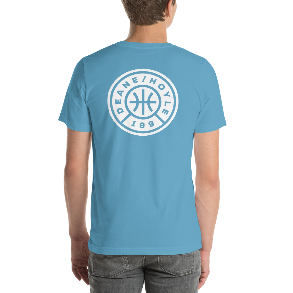 Deane & Hoyle Basic T-Shirt (2021 Logo-Print) - light blue colorway