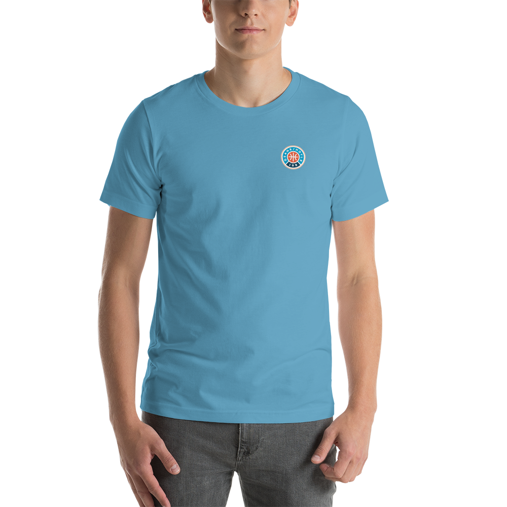 Deane & Hoyle Basic T-Shirt (2021 Logo-Print) - light blue colorway