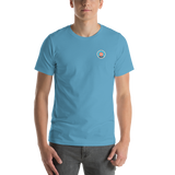 Deane & Hoyle Basic T-Shirt (2021 Logo-Print) - light blue colorway