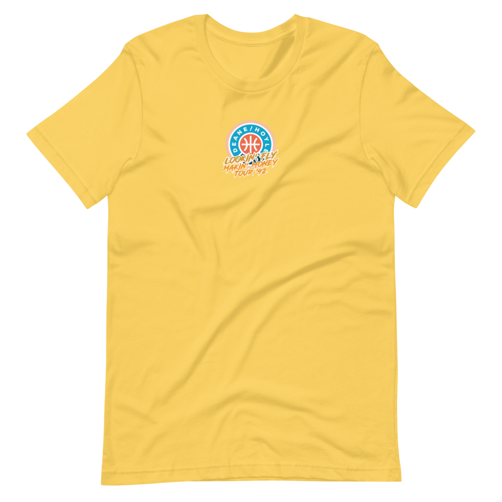 Lookin' fly - makin money tour '92 Tee (yellow - unisex)