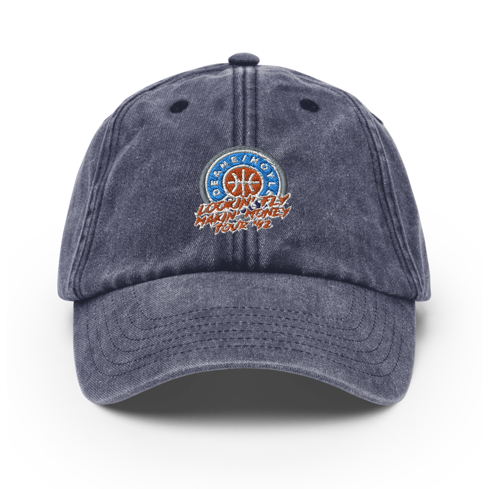 Lookin fly - makin money tour '92 - Vintage-Style-Cap (vintage denim)