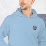 Deane & Hoyle Basic Hoodie (2021 Logo-Embroidery) - light blue colorway