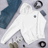 Deane & Hoyle Basic Hoodie (2021 Logo-Embroidery) - white colorway