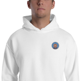 Deane & Hoyle Basic Hoodie (2021 Logo-Embroidery) - white colorway