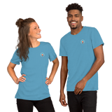 Deane & Hoyle Basic T-Shirt (2021 Logo-Print) - light blue colorway