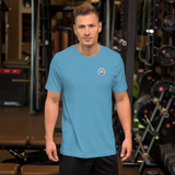Deane & Hoyle Basic T-Shirt (2021 Logo-Print) - light blue colorway